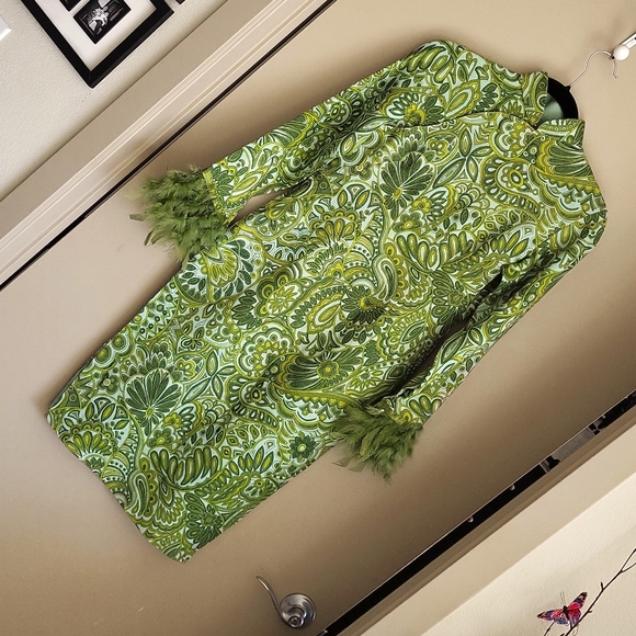 VINTAGE 70s cocktail dress - Picture 3 of 13